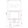 Bef Home - Teplovzdušná krbová vložka - Bef Therm Passive V 6 - 4-7 kW
